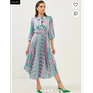 Women's Setre Geometric Midi Dress